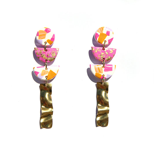 Confetti Swiggle earrings