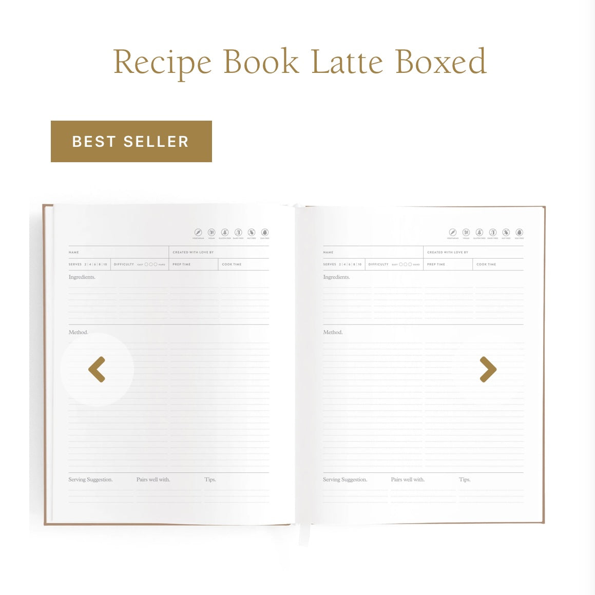 Recipe Book & Keepsake Box