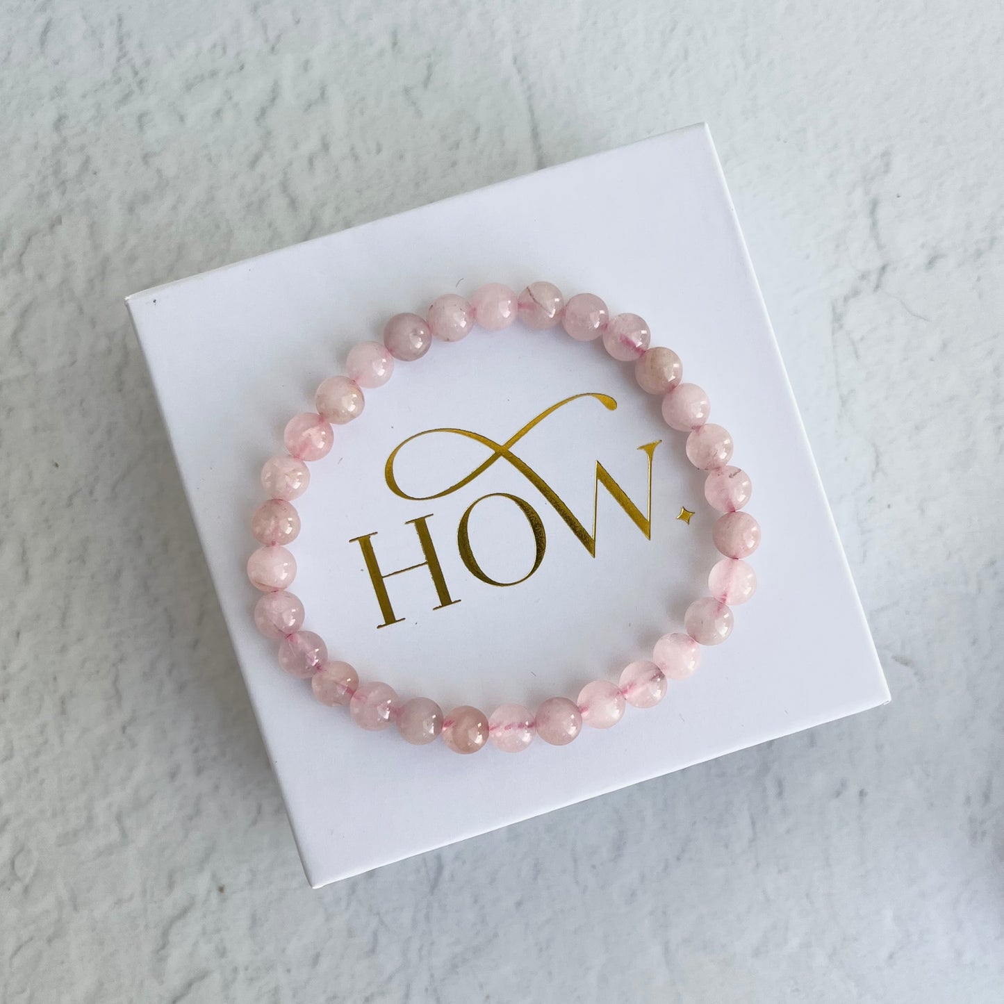 Crystal Bracelet - Rose Quartz (small)