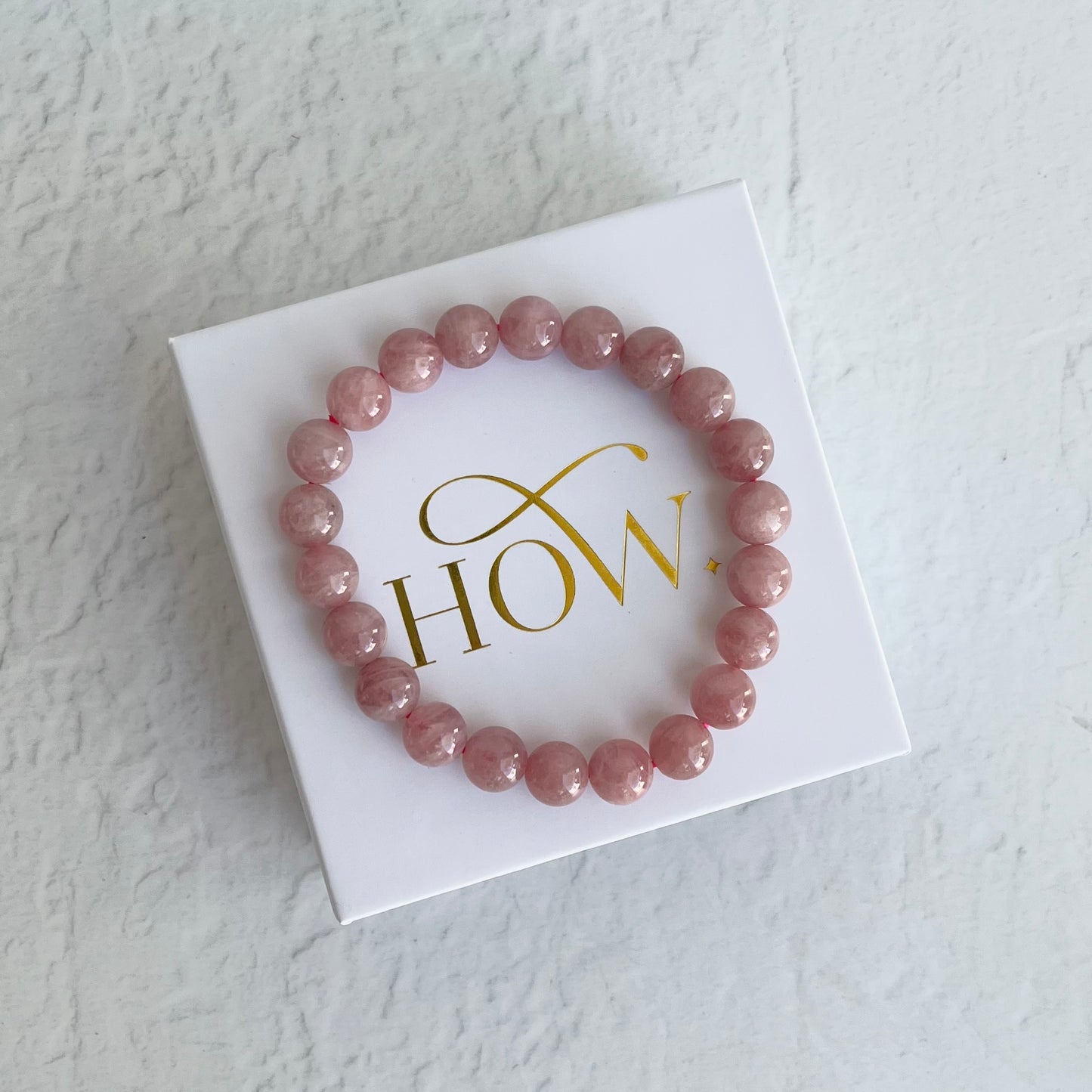 Crystal Bracelet - Madagascan Rose Quartz