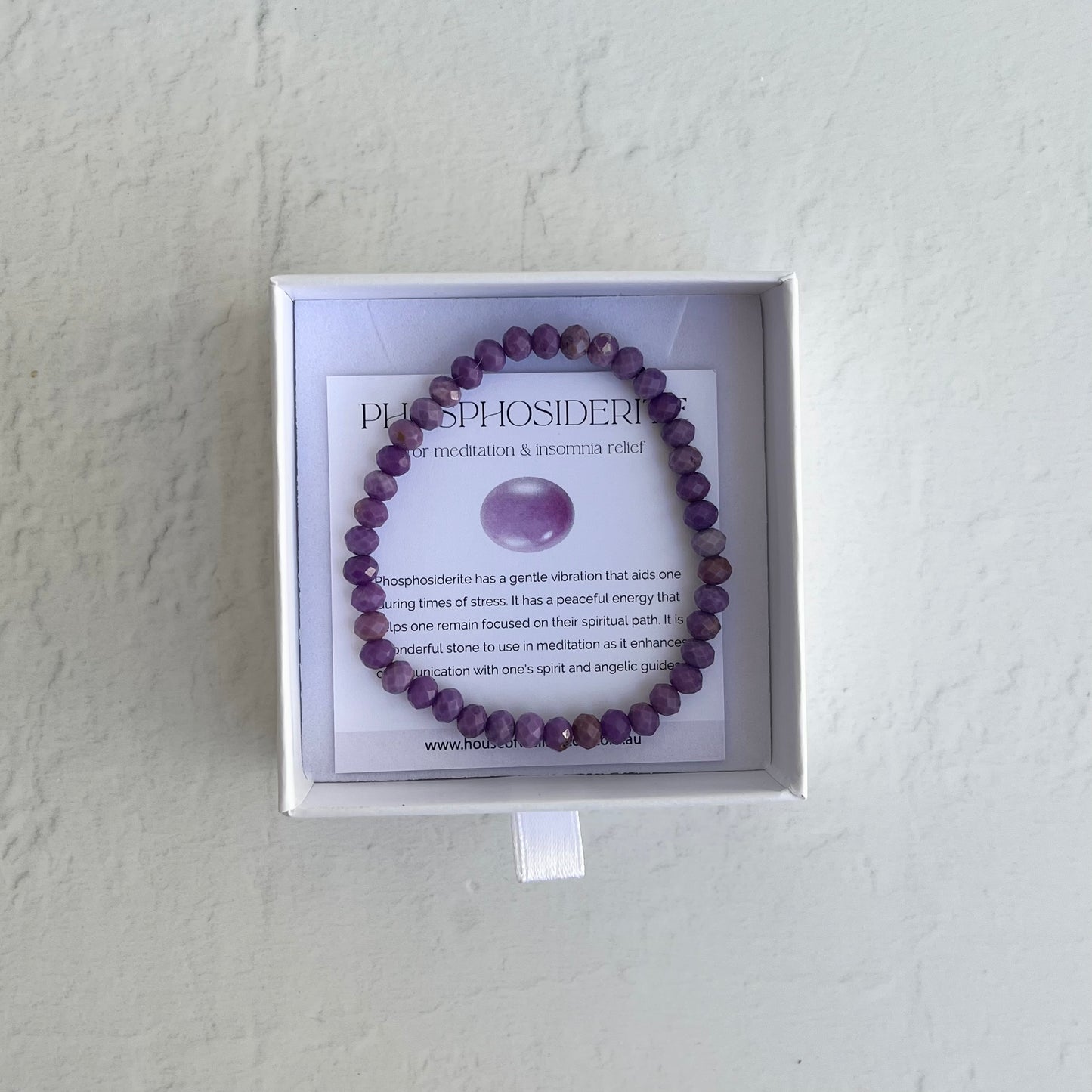 Phosphosiderite Faceted Bracelet