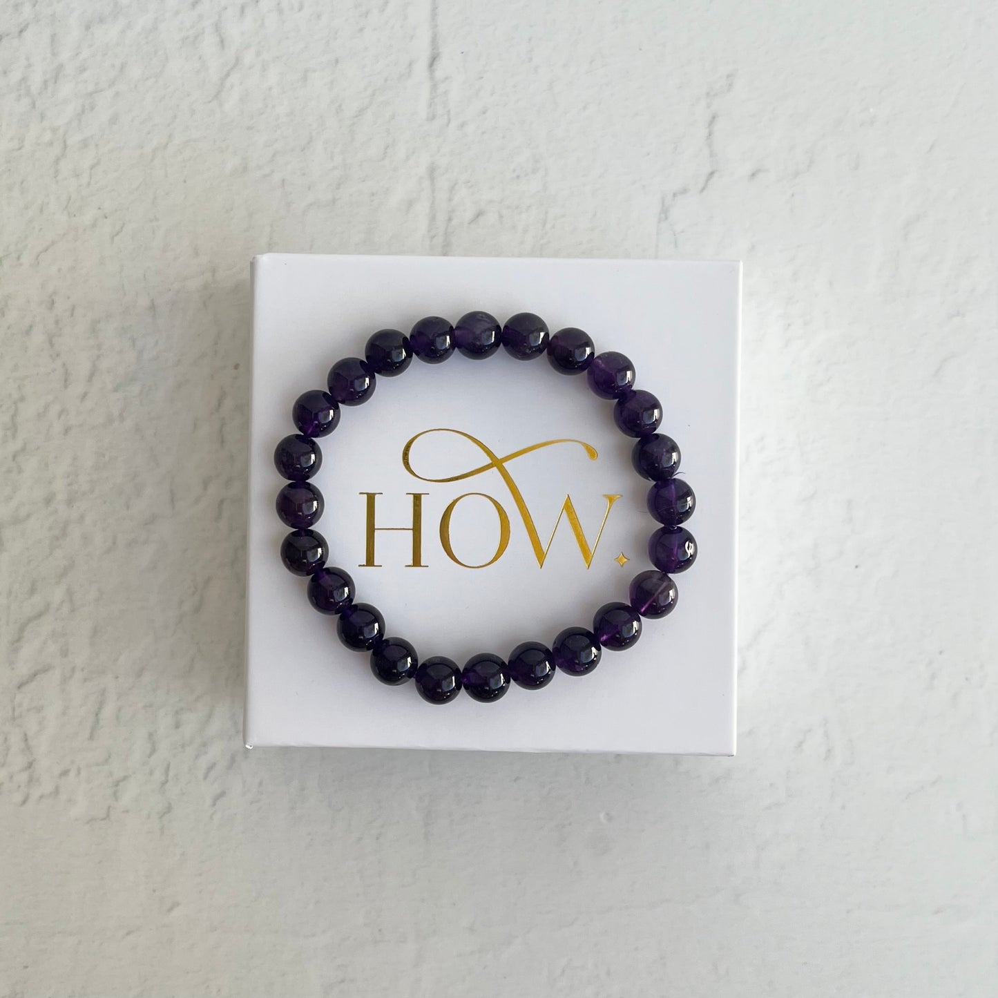 Crystal Bracelet - Amethyst (high grade)