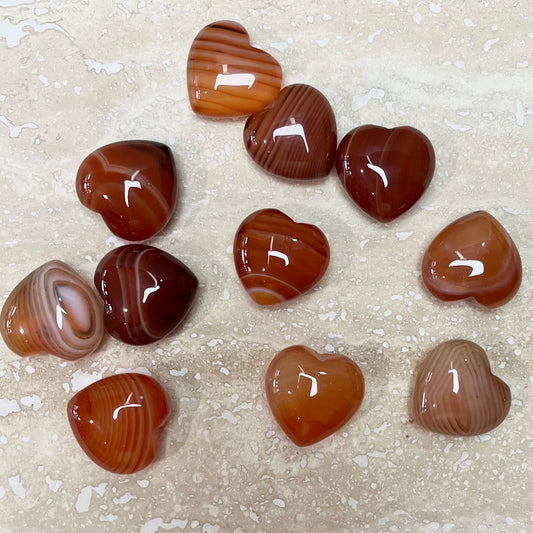 Carnelian Mini Heart