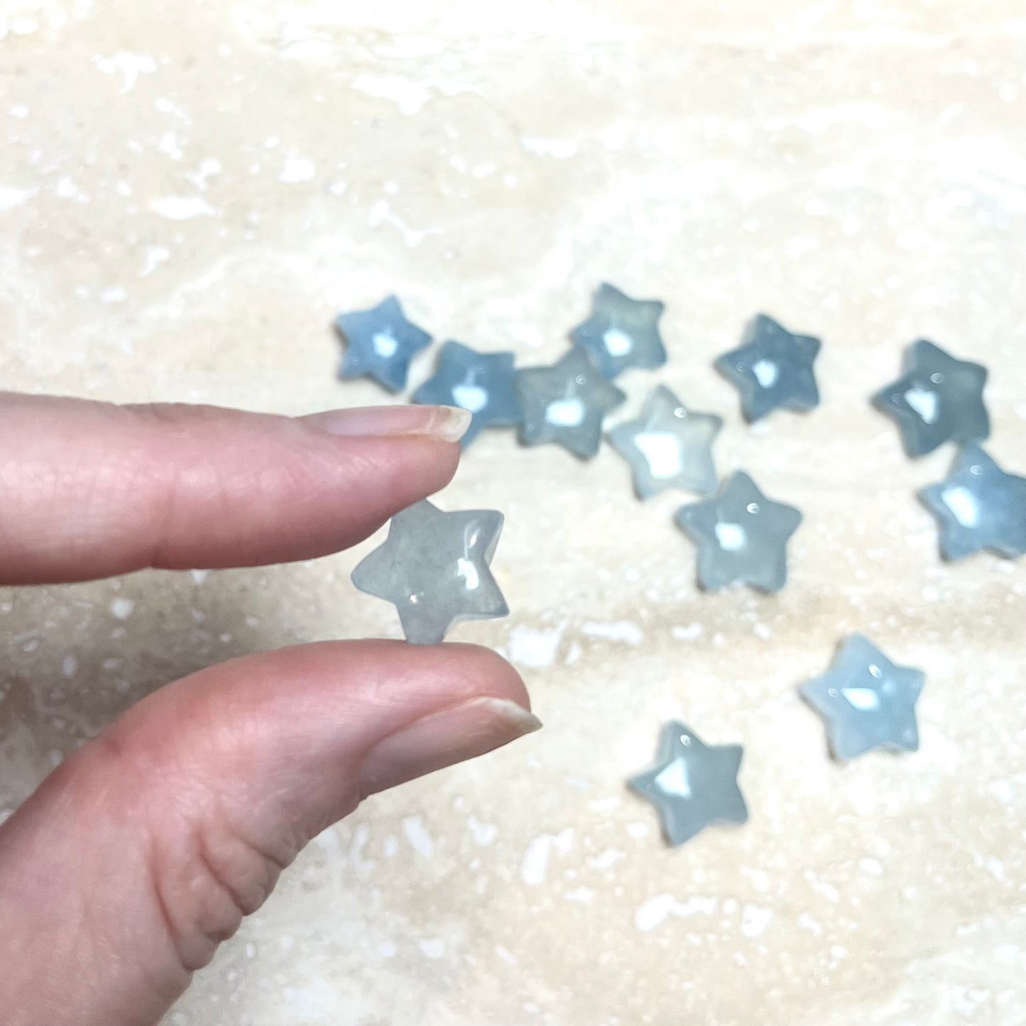 Aquamarine Mini Stars (gem grade)