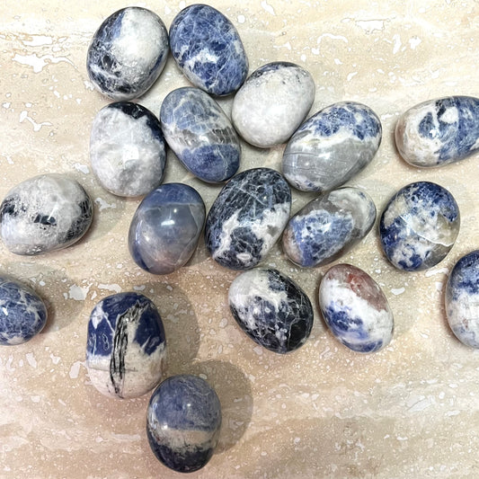 Sodalite tumbles