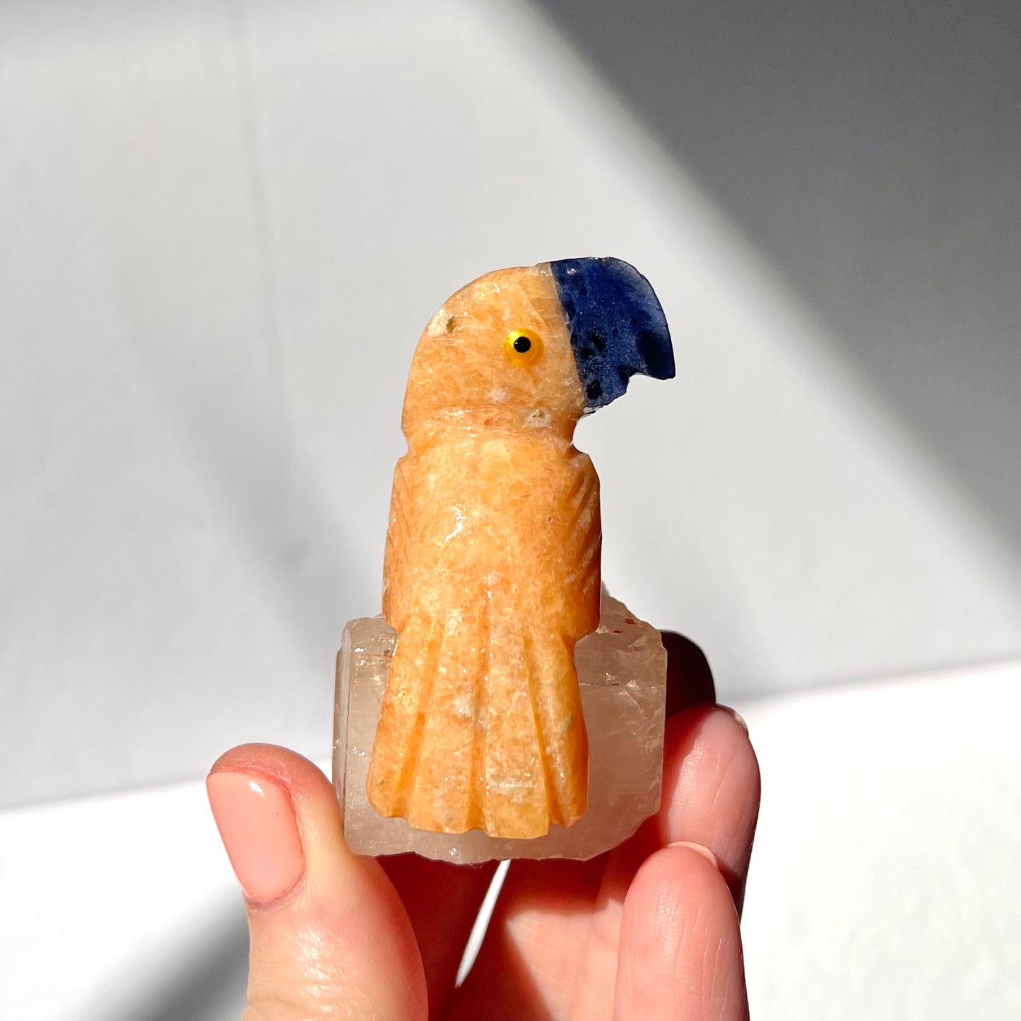 Crystal Parrot Carving / #25