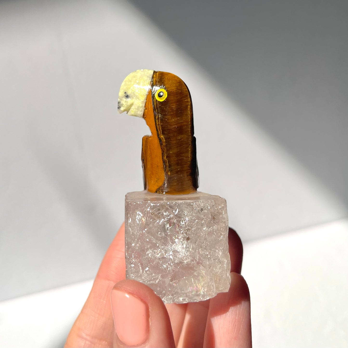 Crystal Parrot Carving / #26