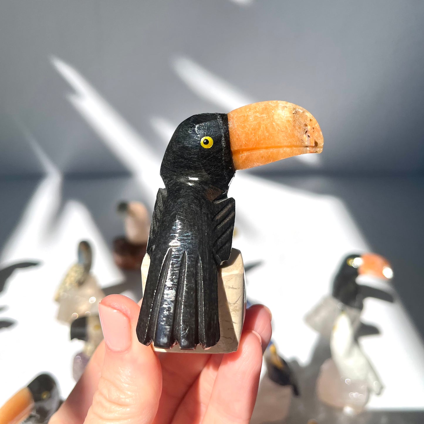 Crystal Toucan Carving / #33