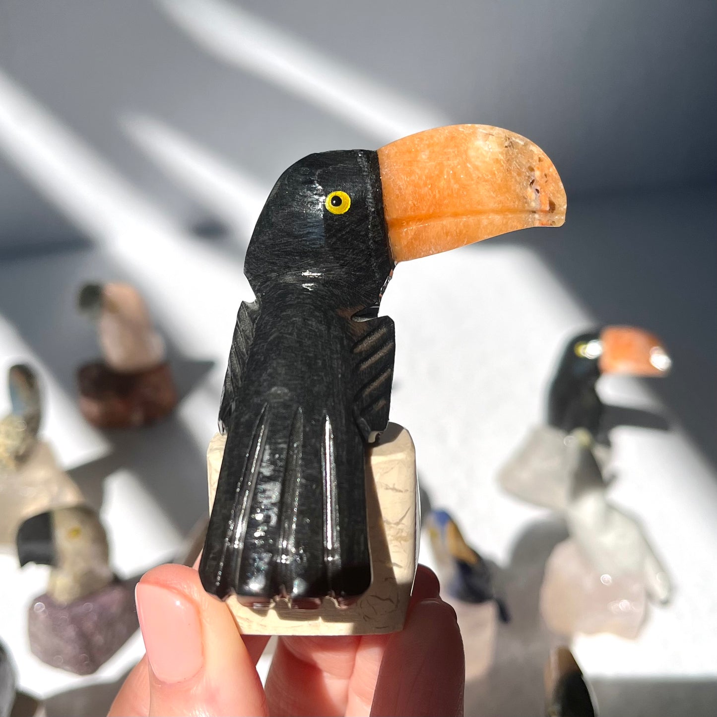 Crystal Toucan Carving / #33