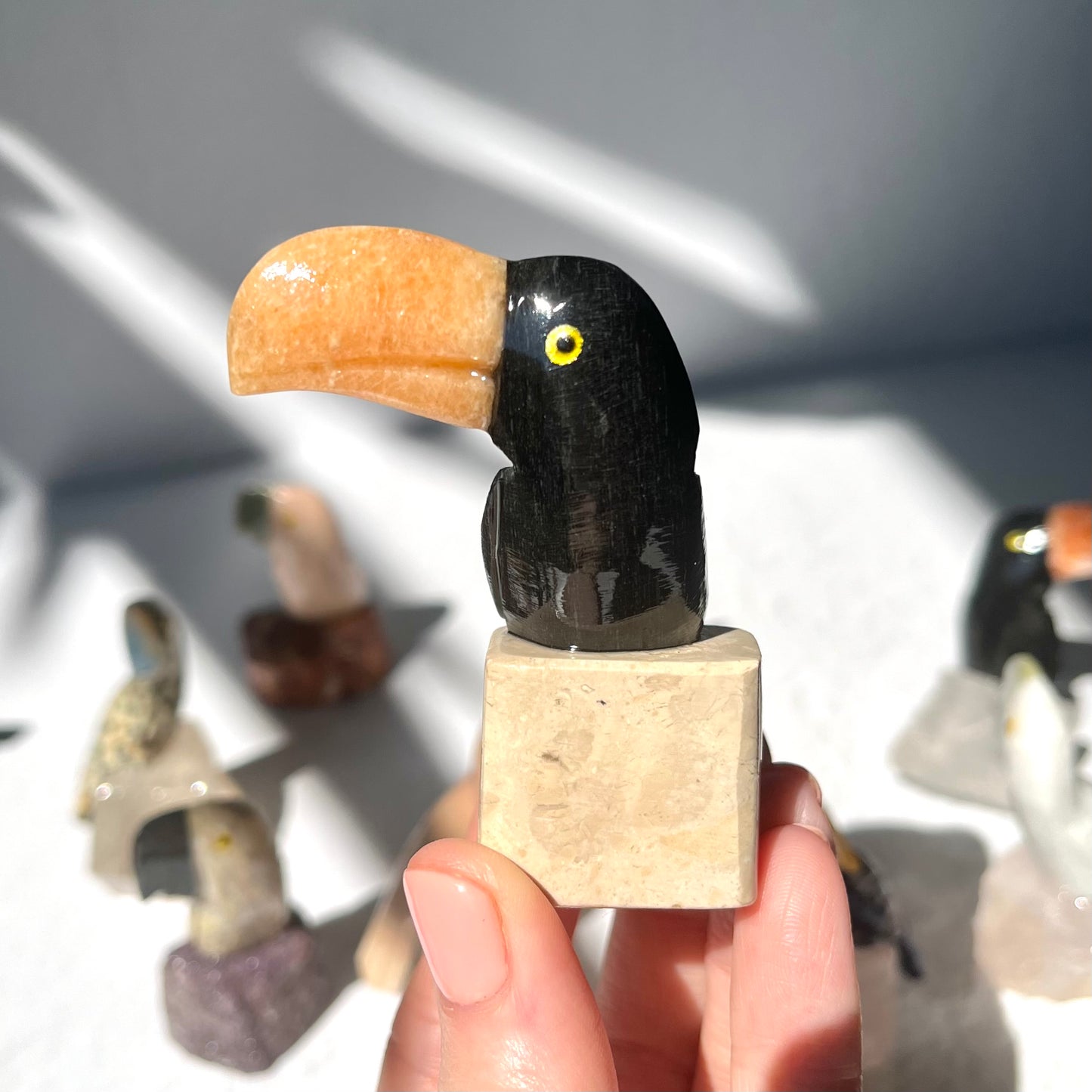 Crystal Toucan Carving / #36