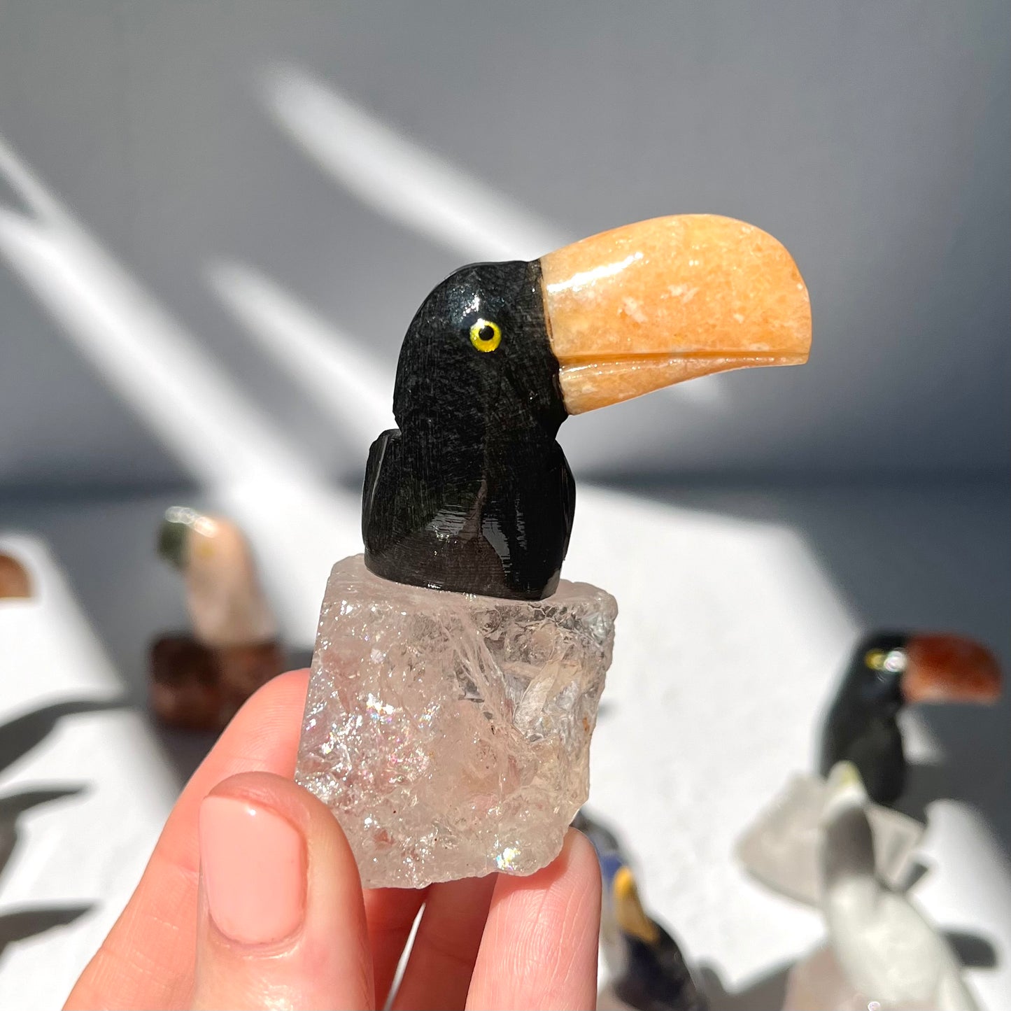 Crystal Toucan Carving / #40