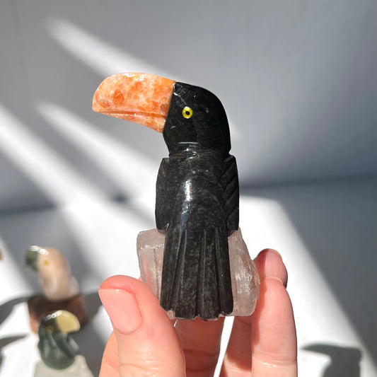 Crystal Toucan Carving / #47