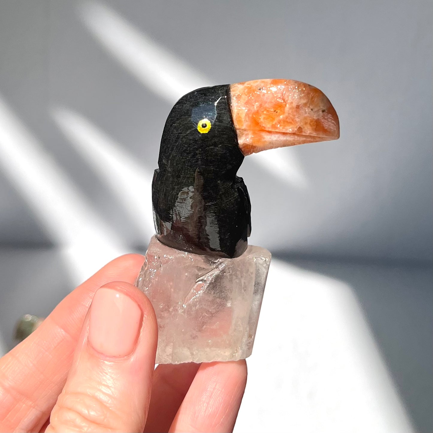 Crystal Toucan Carving / #47