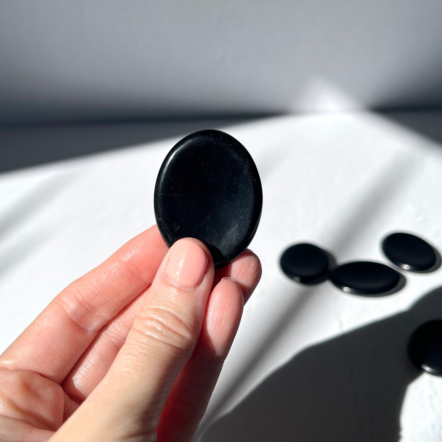 Worry Stone - Black Obsidian