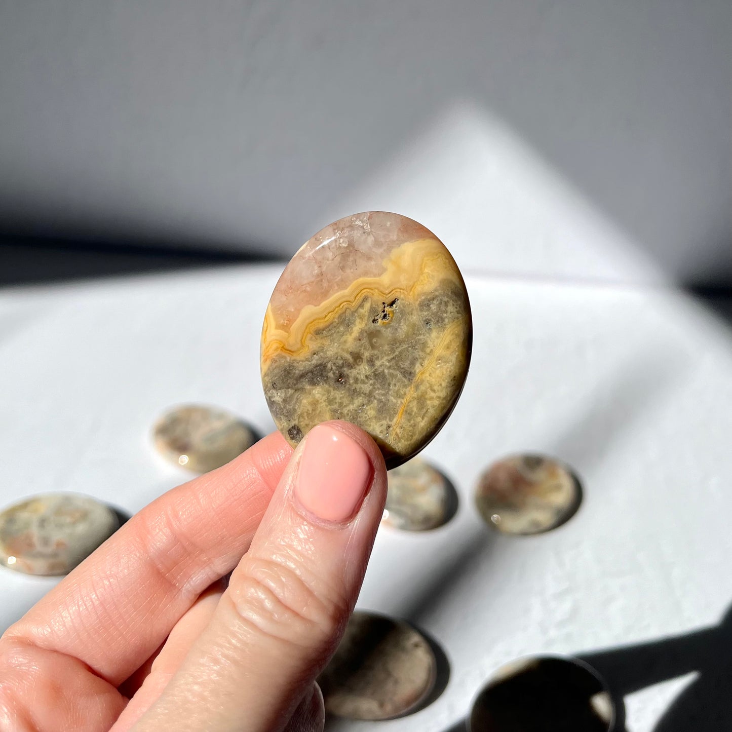 Worry Stone - Crazy Lace Agate