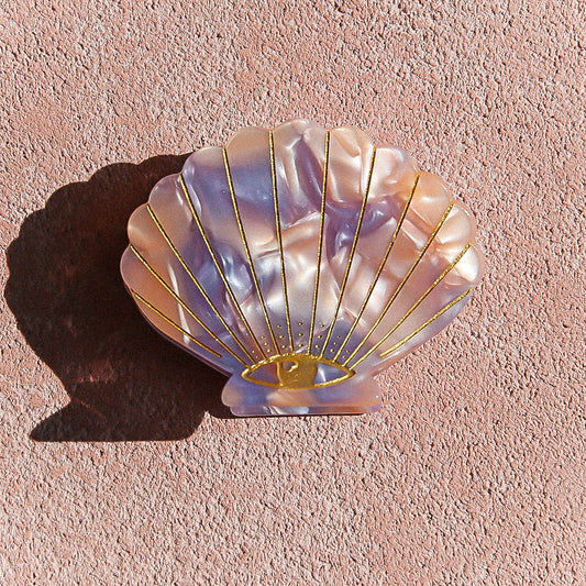 Pastel Shell Hair Clip (small)