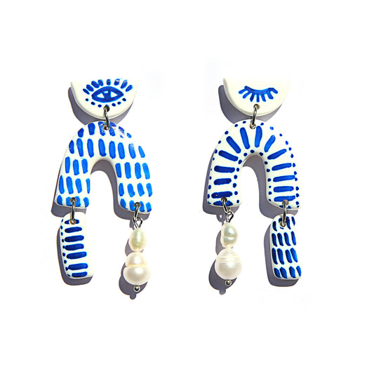 Wink Wink Shapes earrings