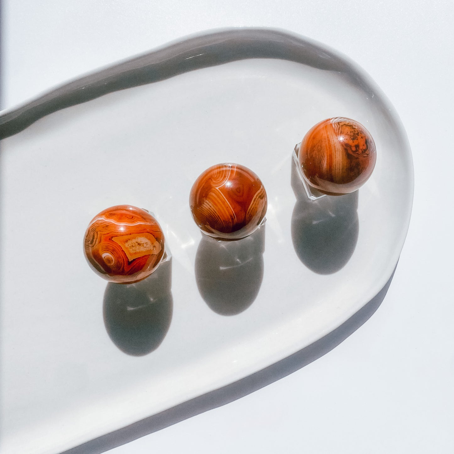 Carnelian Spheres