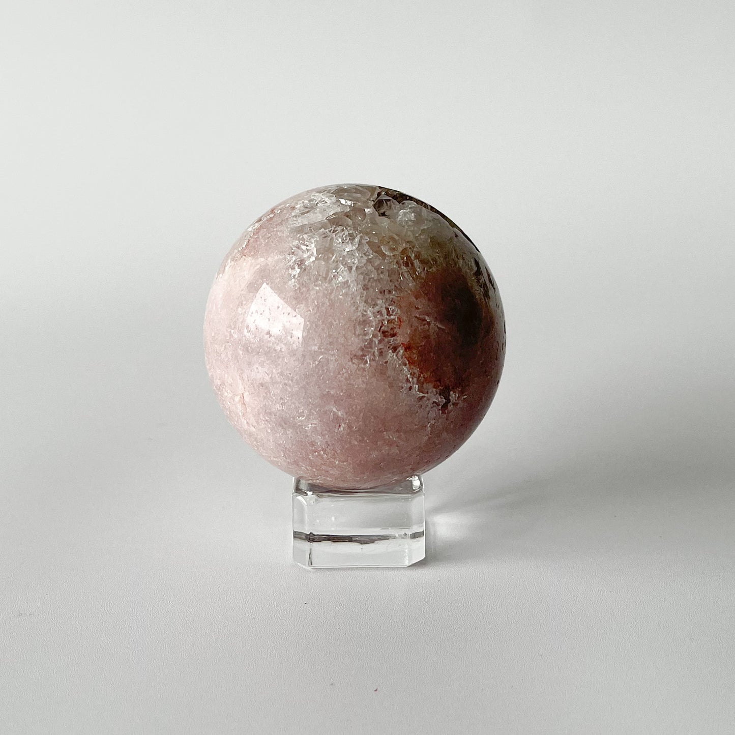 Pink Amethyst Sphere (extra grade) / 257g