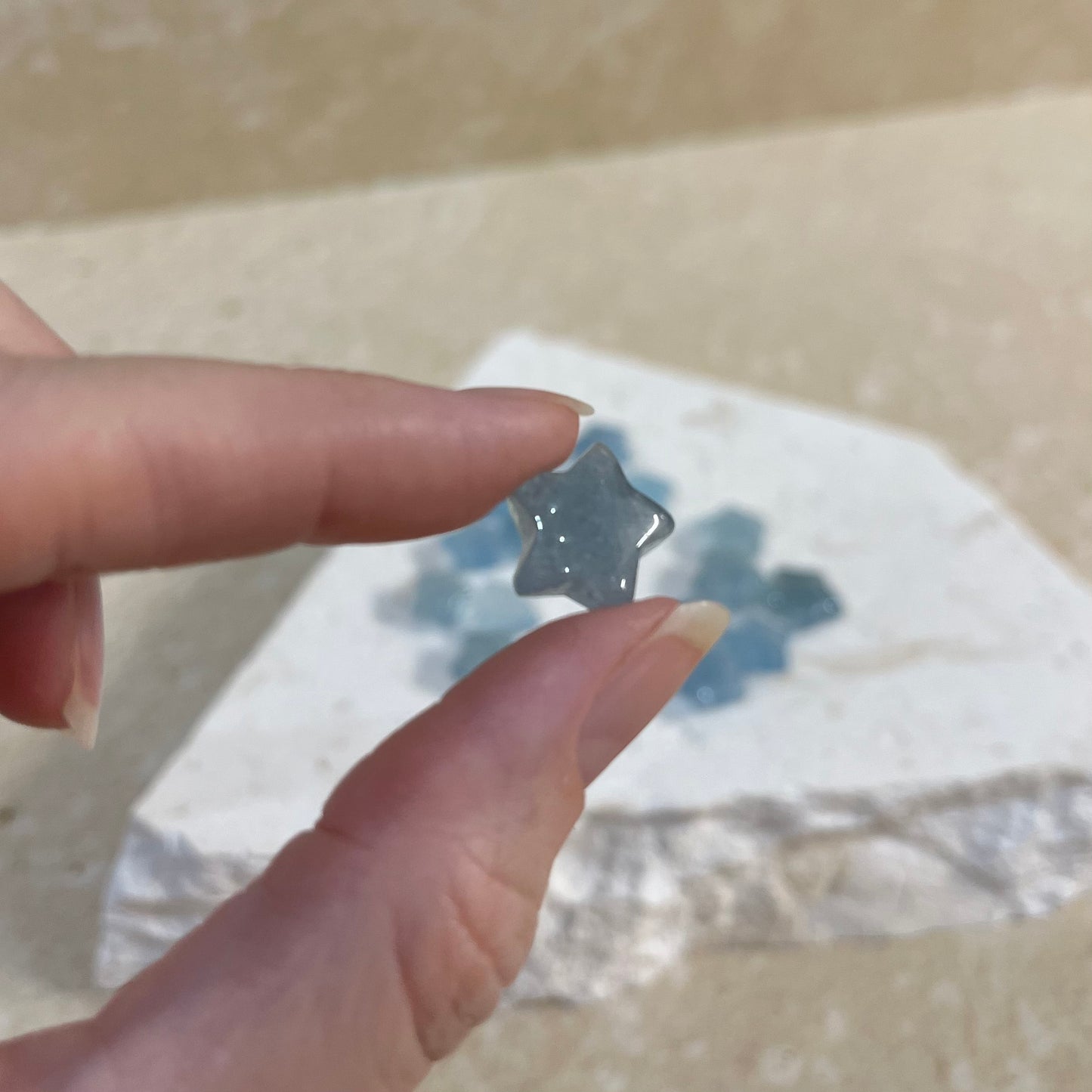 Aquamarine Mini Stars (gem grade)