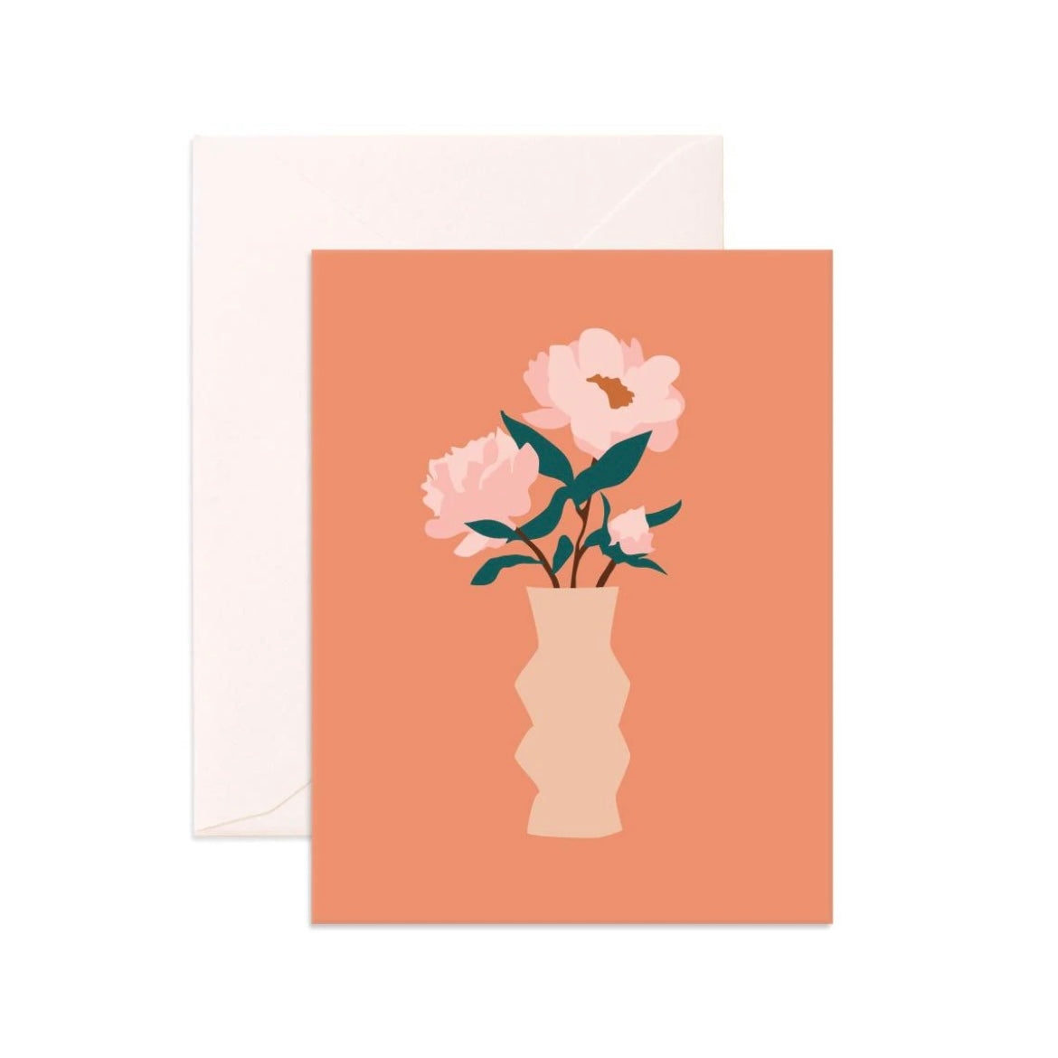 Muse Peony Greeting Card