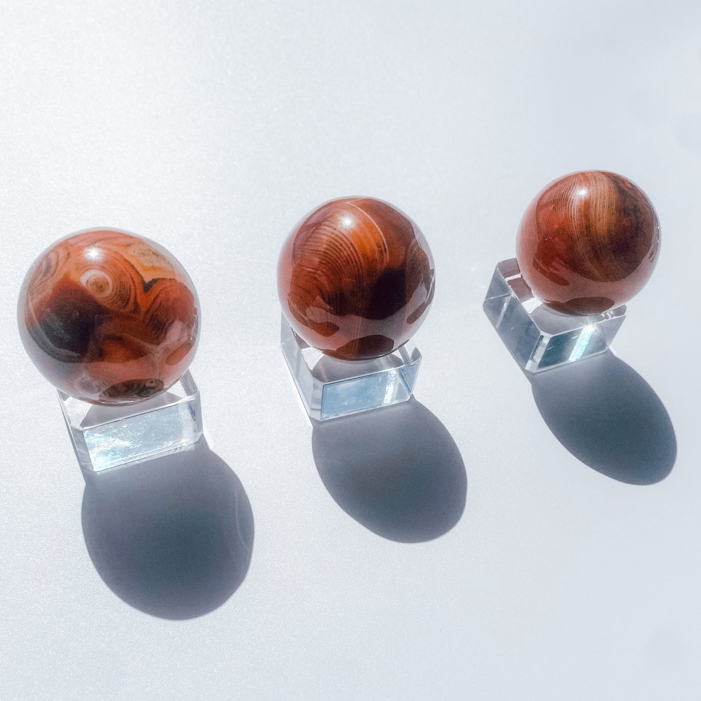 Carnelian Spheres