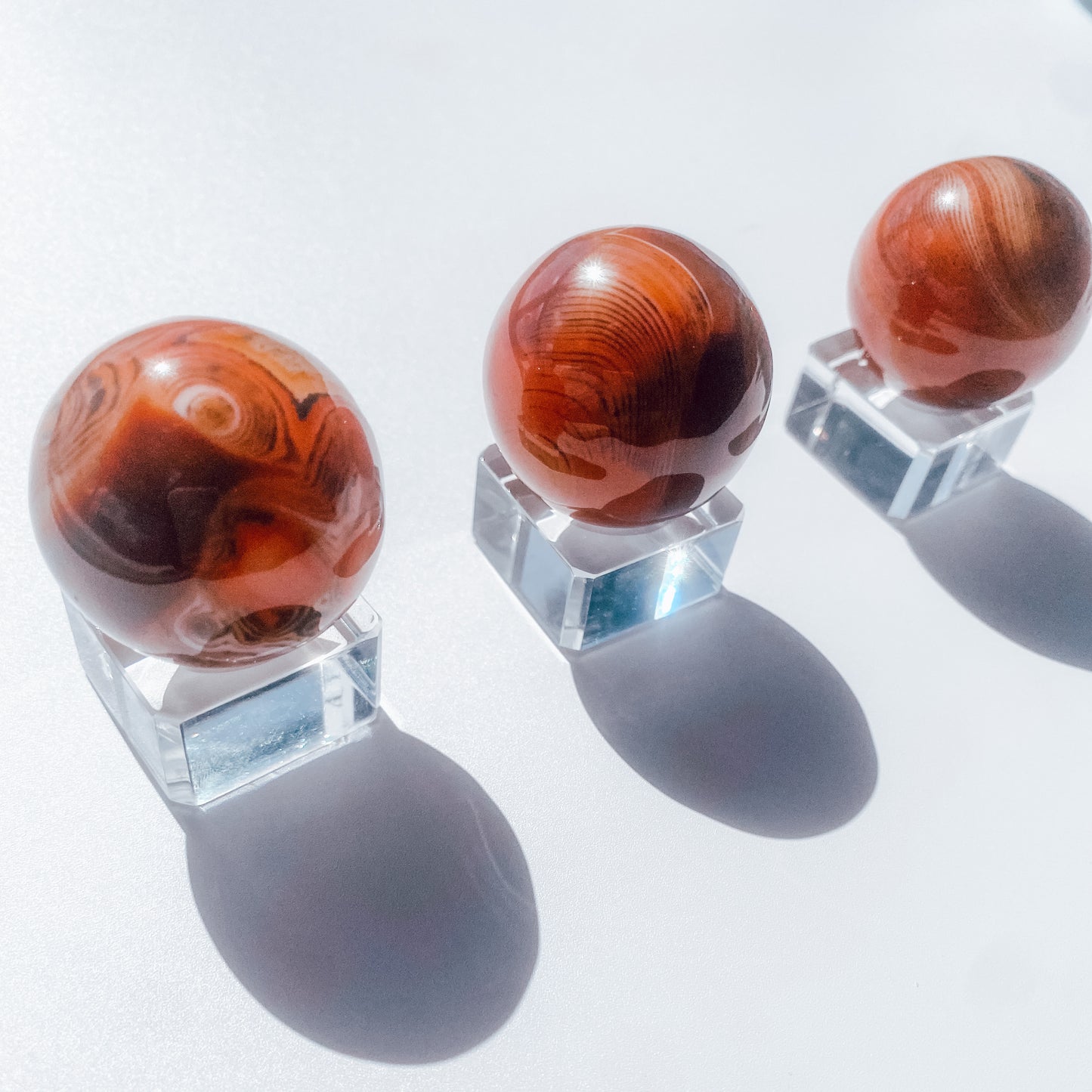 Carnelian Spheres