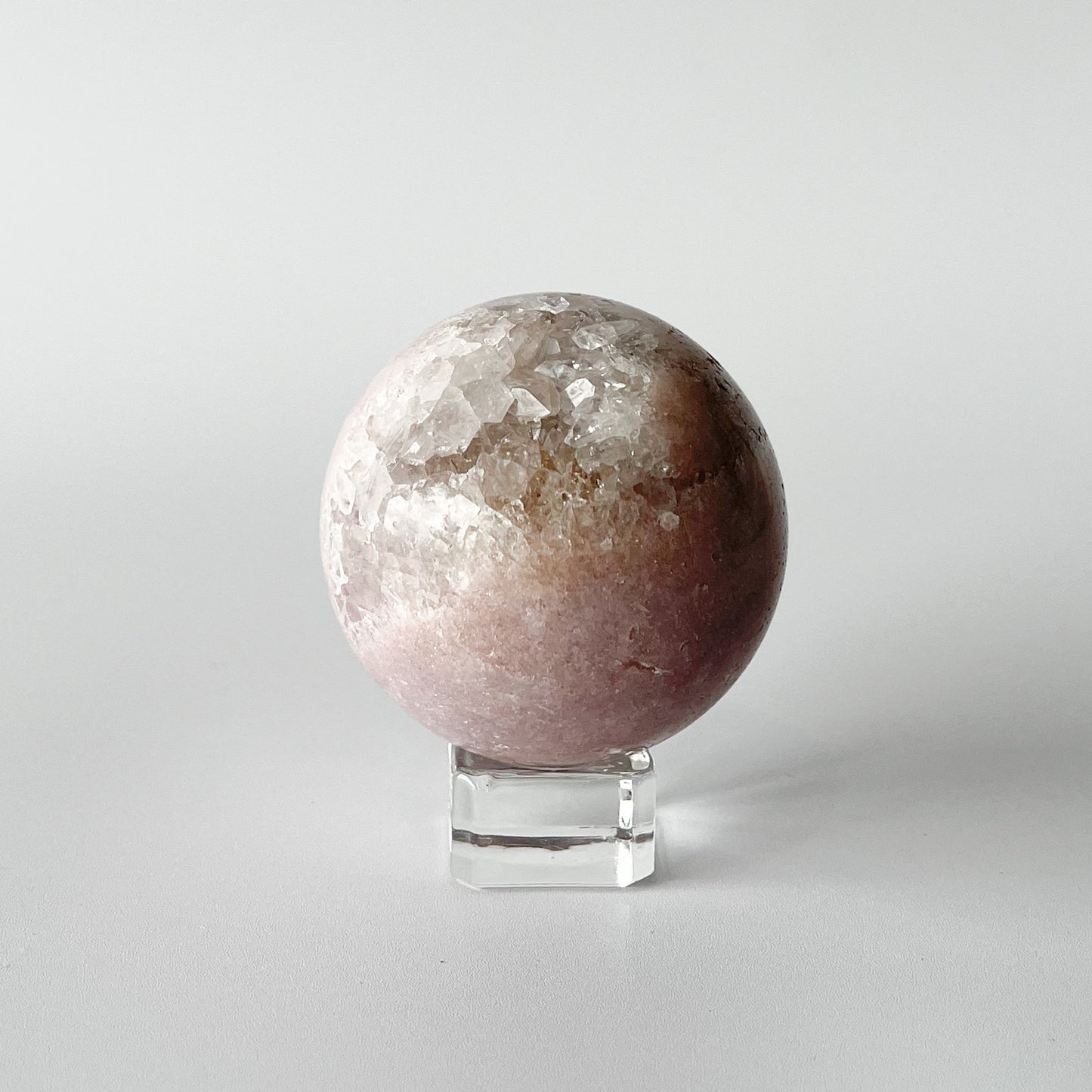 Pink Amethyst Sphere (extra grade) / 257g